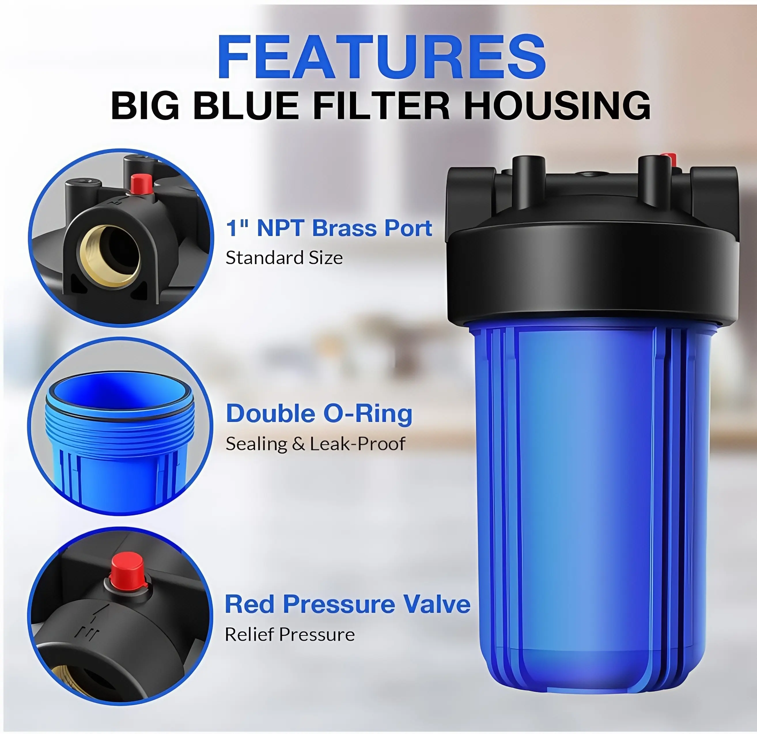INTOP AQUA Big blue filter housing