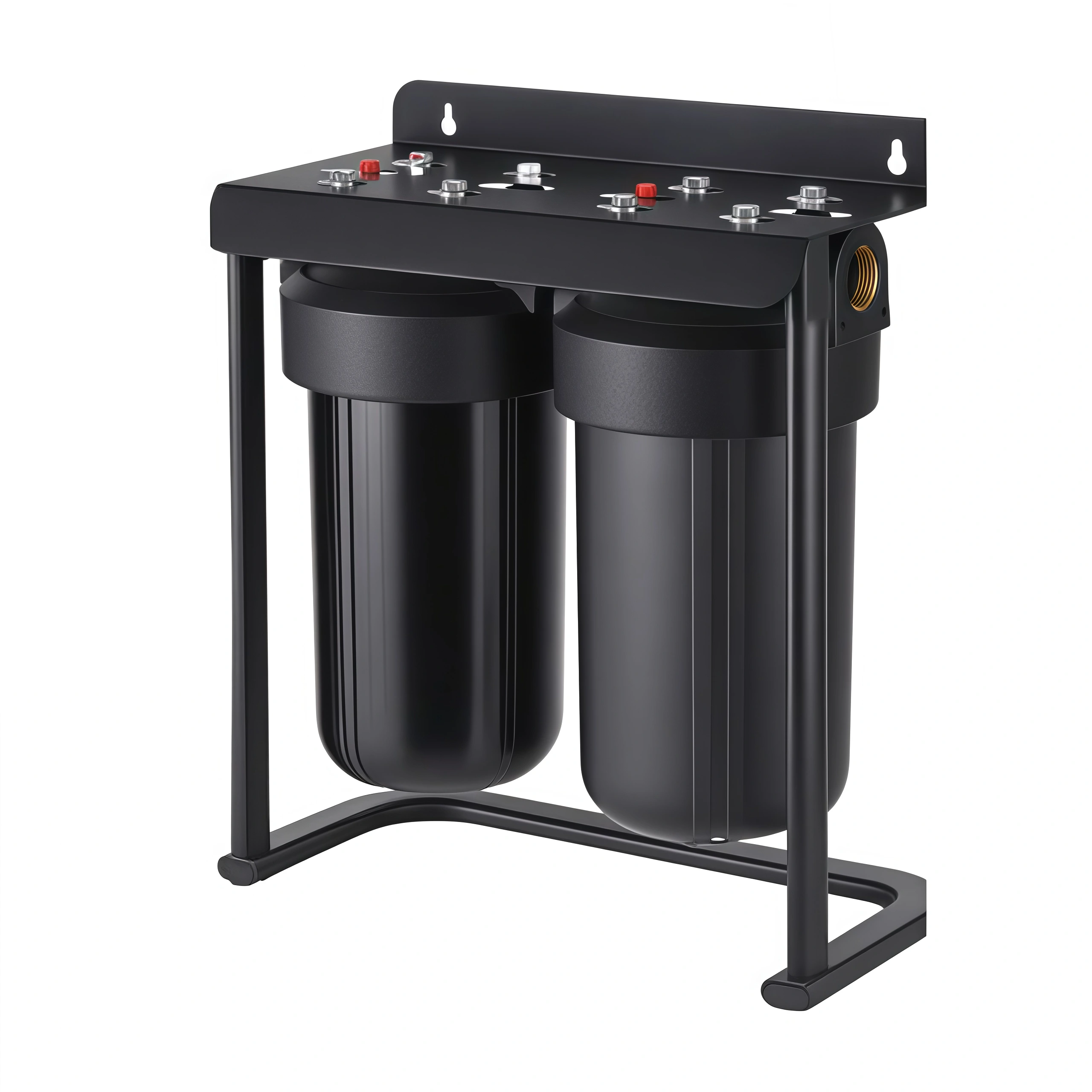 Whole House Water Filter housing 10'' 2-stage with bracket 