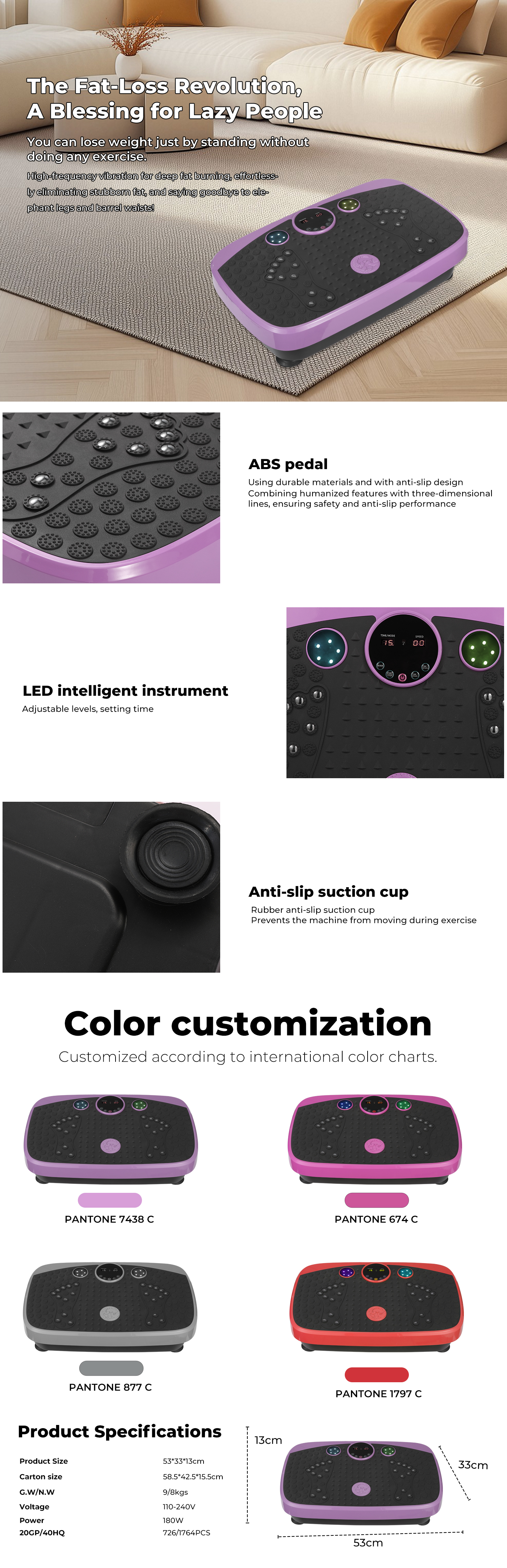 vibration plate TH-0070C-3 details