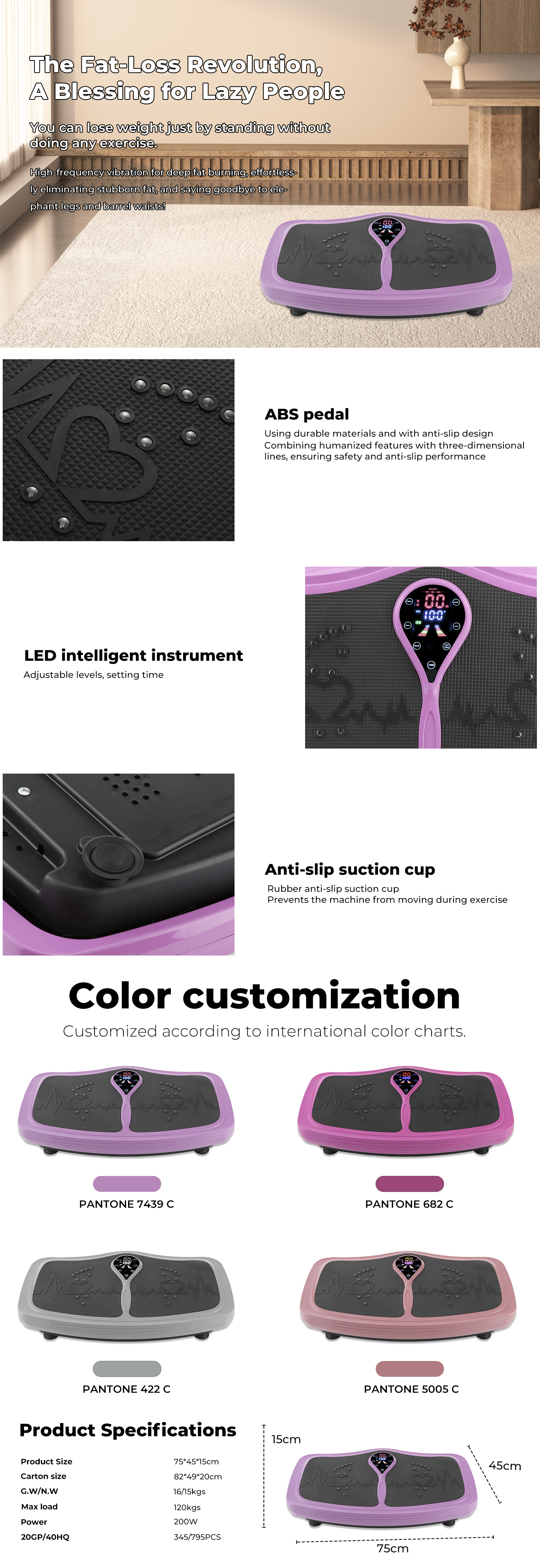 Vibration Plate TH-0044A-1 details