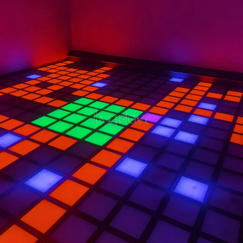 LED Grid Floor Experience interactive gaming zone