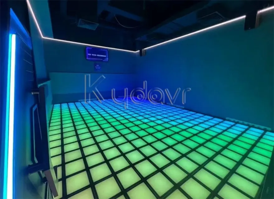 Reaction LED Floor Pixel Grid interactive game