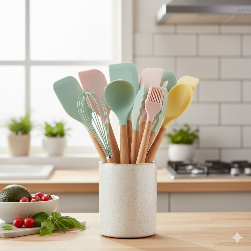 Comment les ustensiles de cuisine en silicone allient science et style