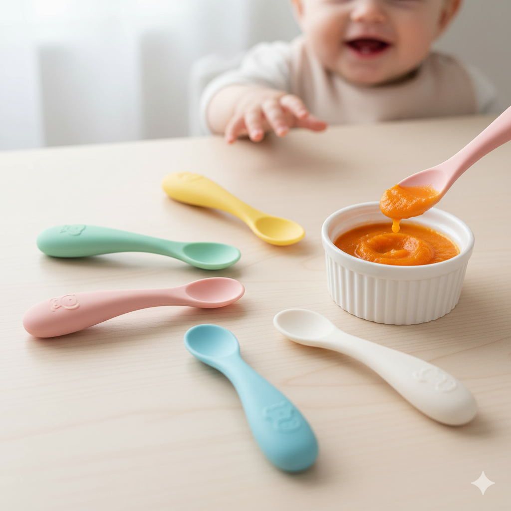 Ergonomic & Safe: How Silicone Baby Spoons Are Changing Infant Feeding
