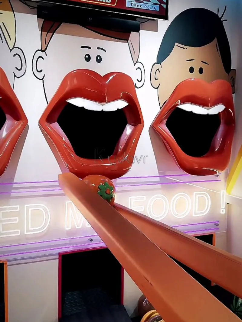 Crub crabs room chopstick ball toss fun