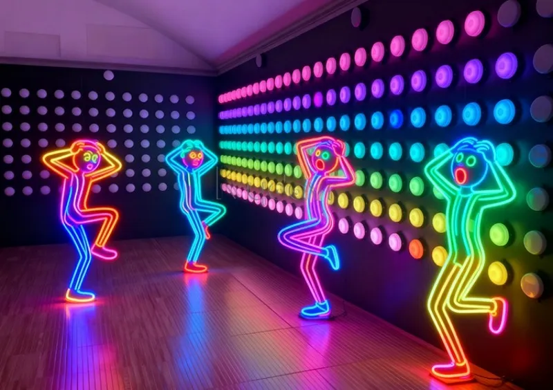 Escape room interactive push game