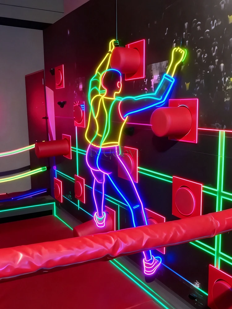 Noleggio parete da boxe per arrampicata per feste al coperto