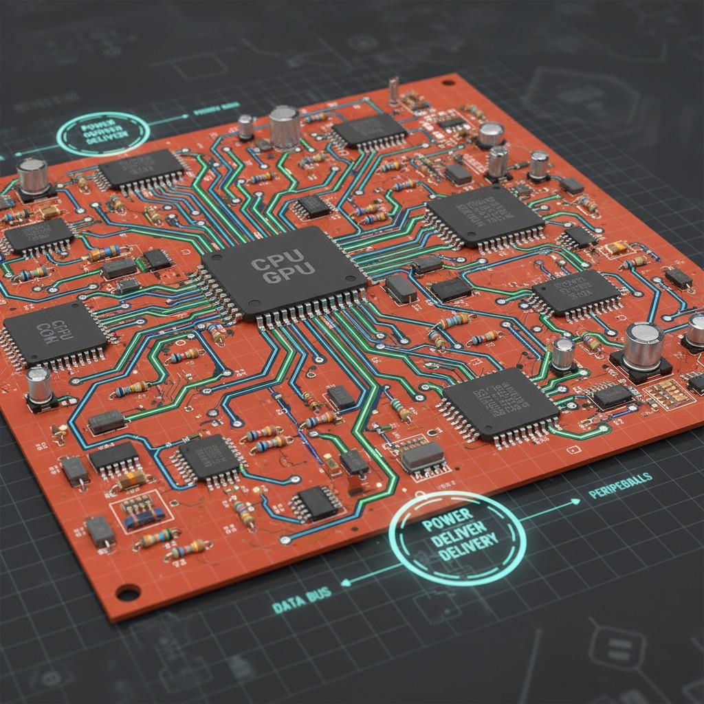 移动电源PCB组件
