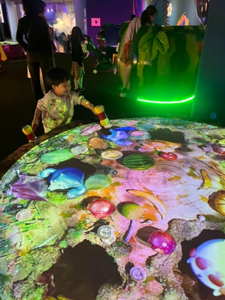 Indoor escape room whack a mole activity