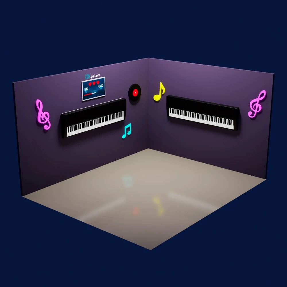 NEW Social Active Escape Game Room Entertainment Experience Interactive Piano Push Button Activate Games with Music