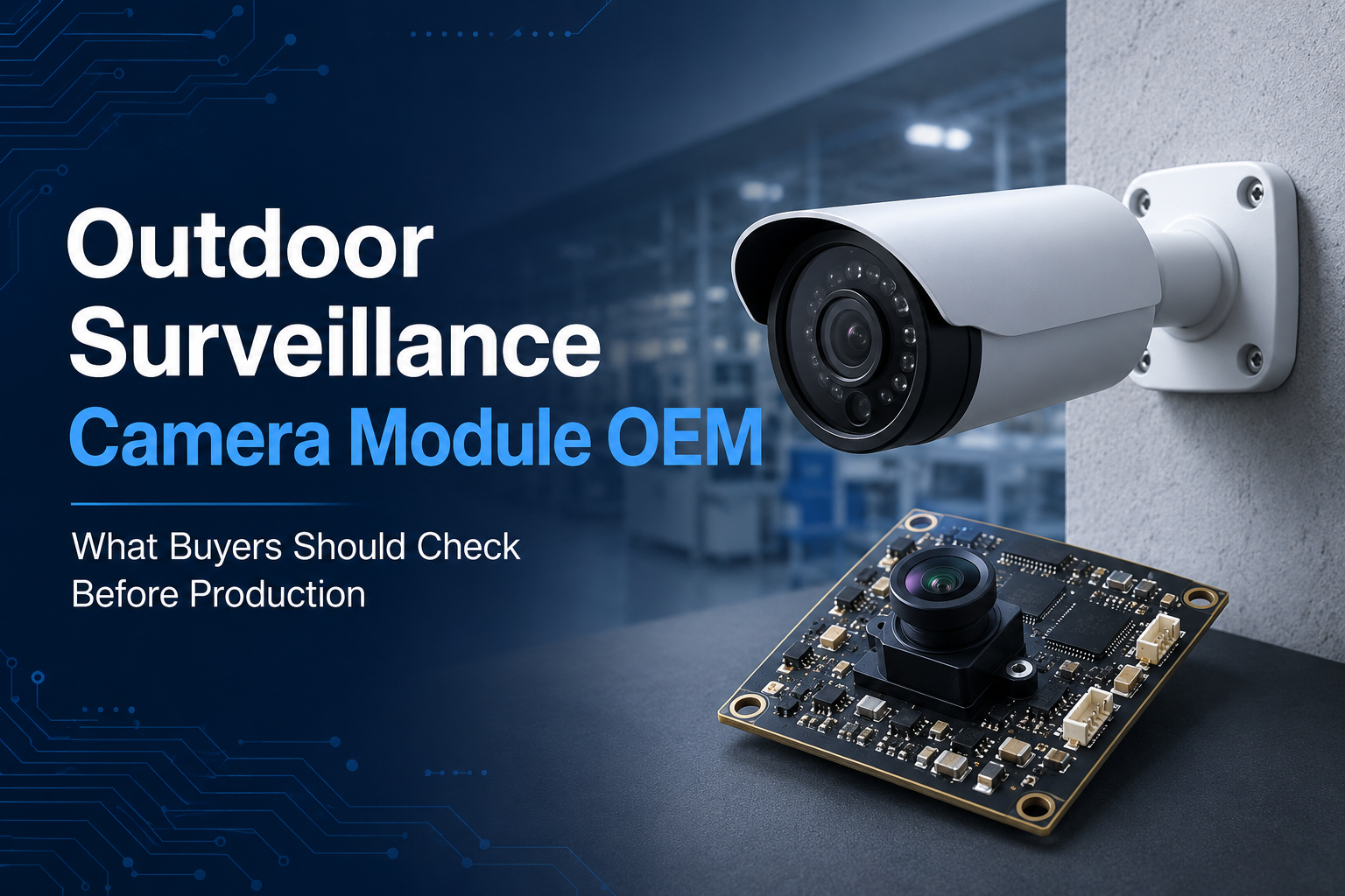 outdoor surveillance camera module OEM