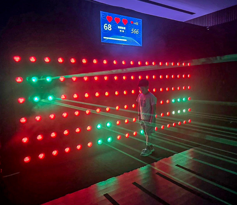 digitale Unterhaltungsattraktion Laserspiel
