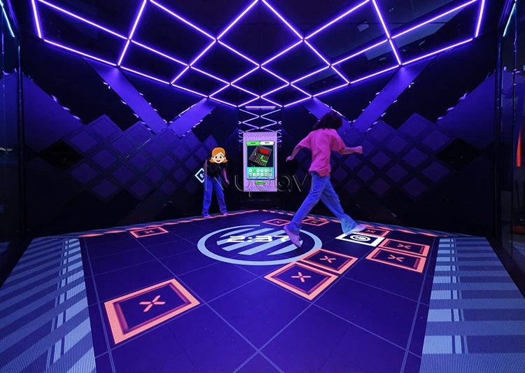 Indoor-Unterhaltungsanlage mit LED-Pixel-Bodenkämpfen