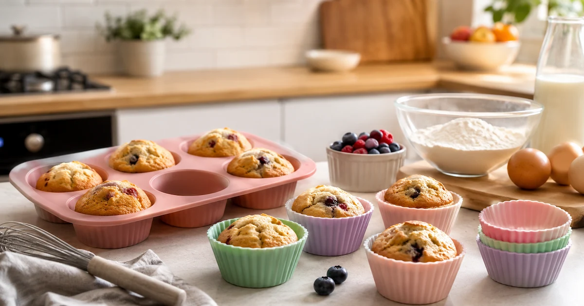 Silicone muffin mold wholesale baking set