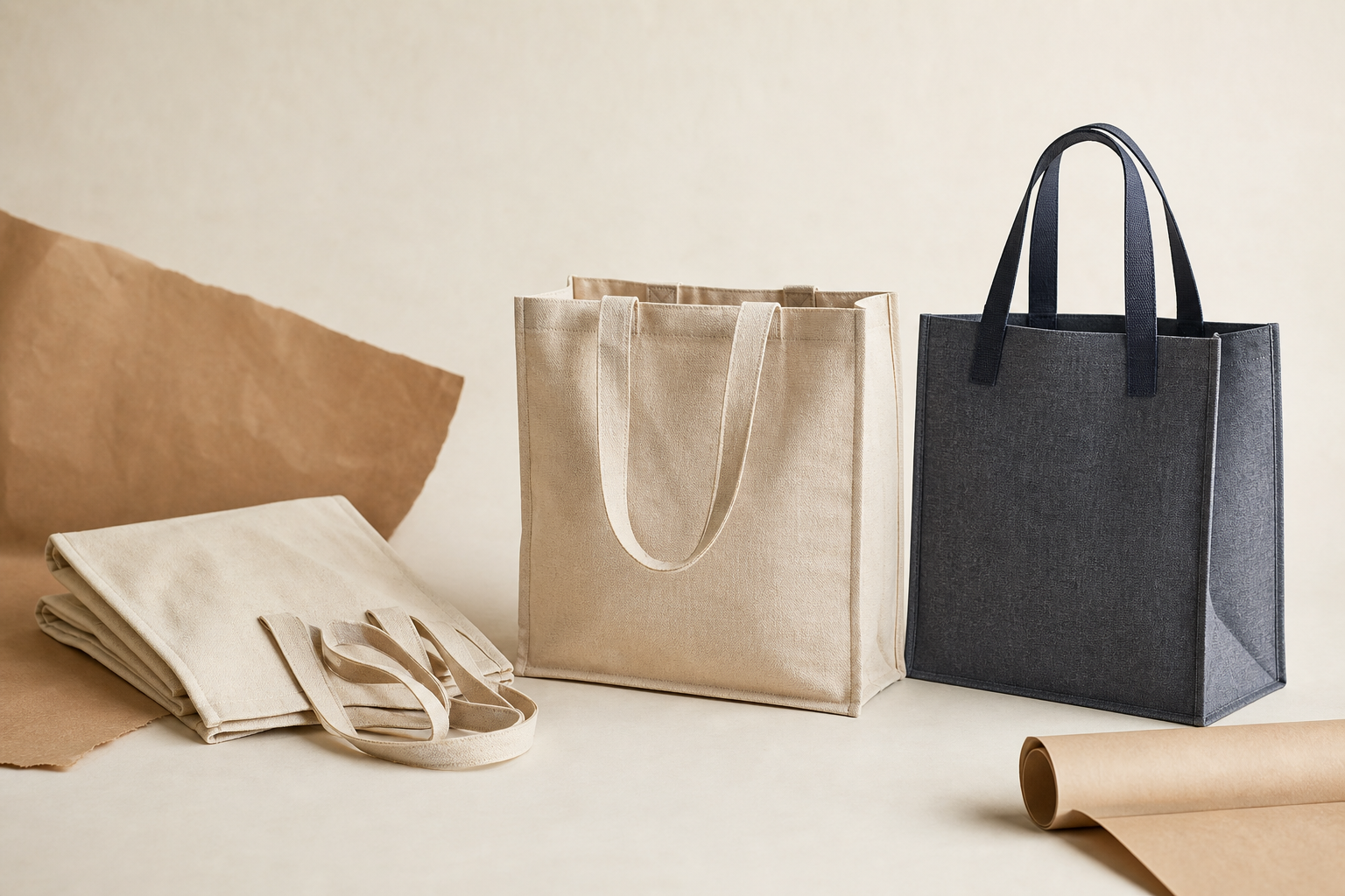 Options de matériaux et de fabrication pour les sacs de courses réutilisables destinés aux programmes de vente au détail