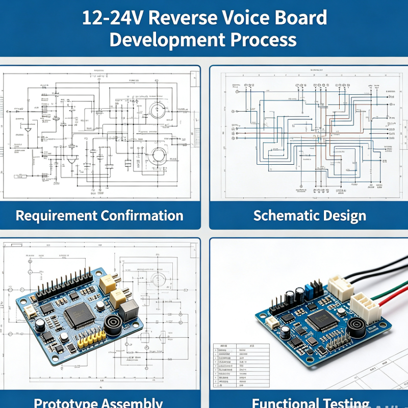 Circuit Board Design for 12–24V Reverse Voice Alarm Systems