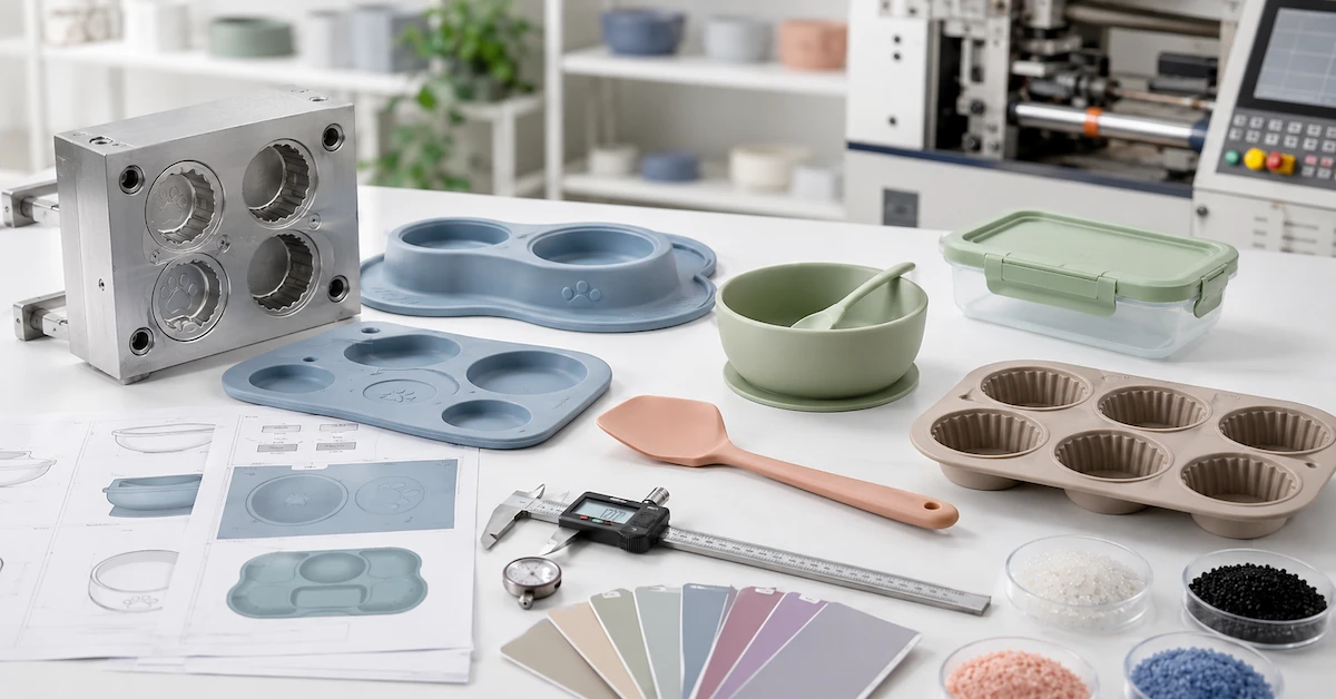 Silicone product mold manufacturing process