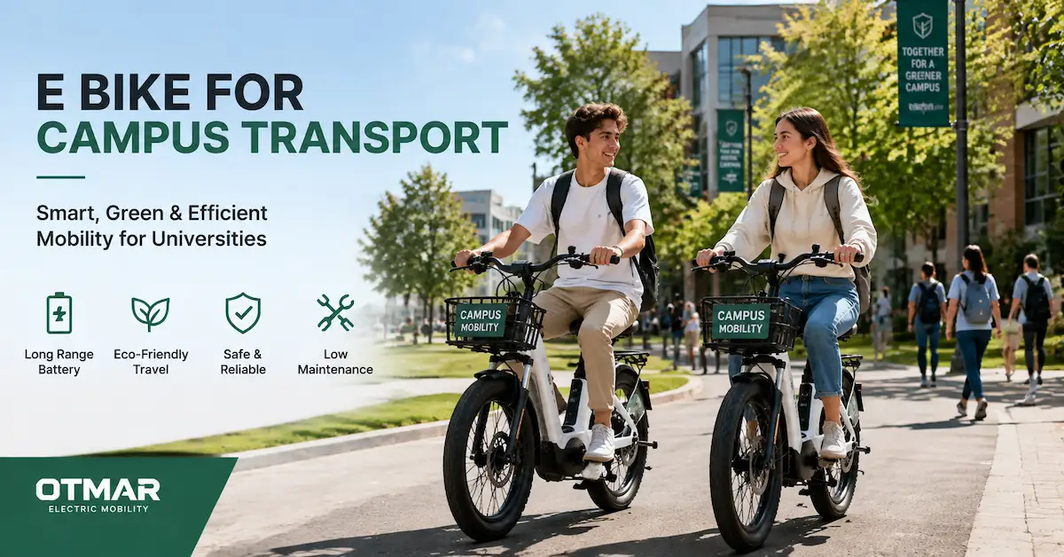 E Bike for Campus Transport: A Smart Mobility Solution for Universities E Bike for Campus Transport: A Smart Mobility Solution for Universities