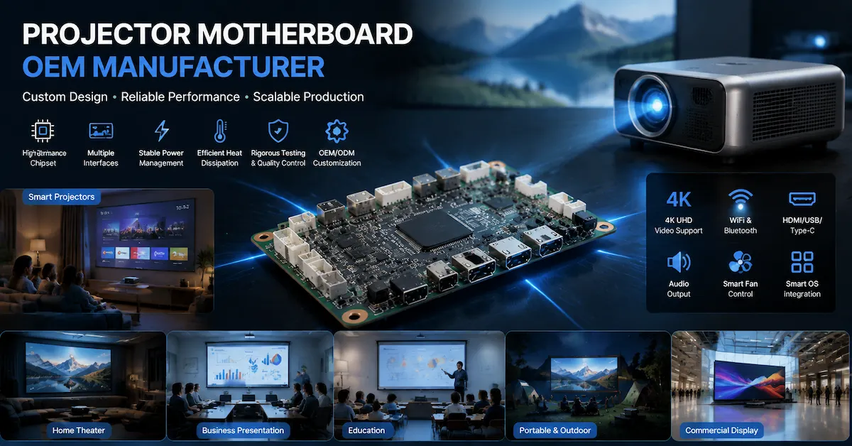 Projector motherboard OEM manufacturer