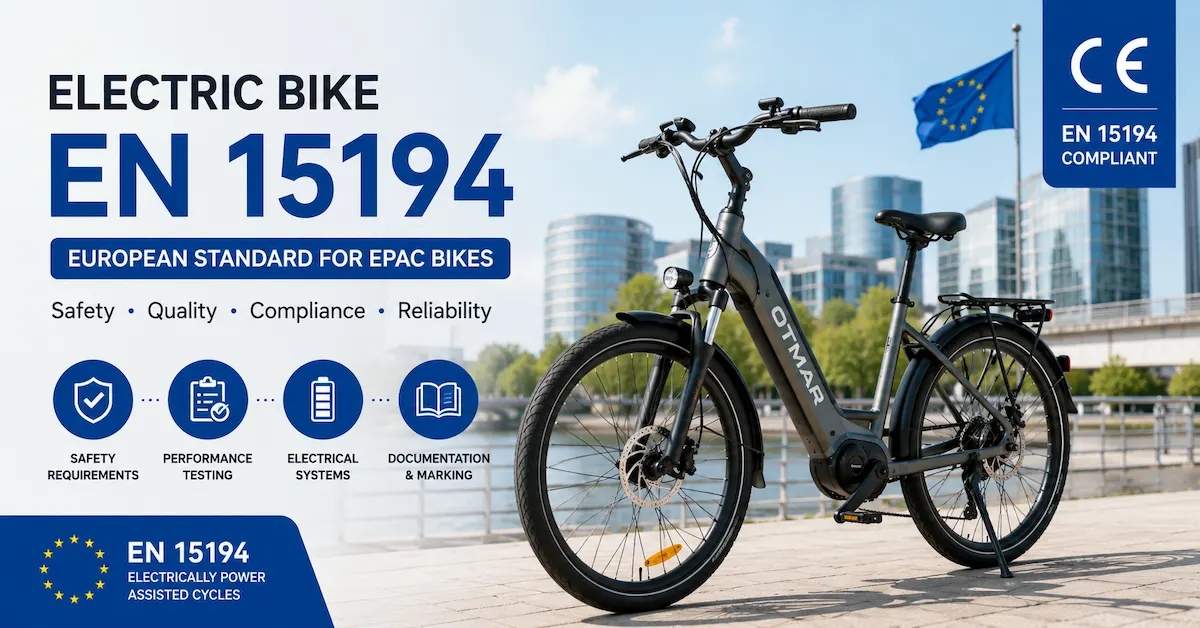 Electric Bike EN 15194: A Complete Guide for European E-Bike Buyers Electric Bike EN 15194: A Complete Guide for European E-Bike Buyers