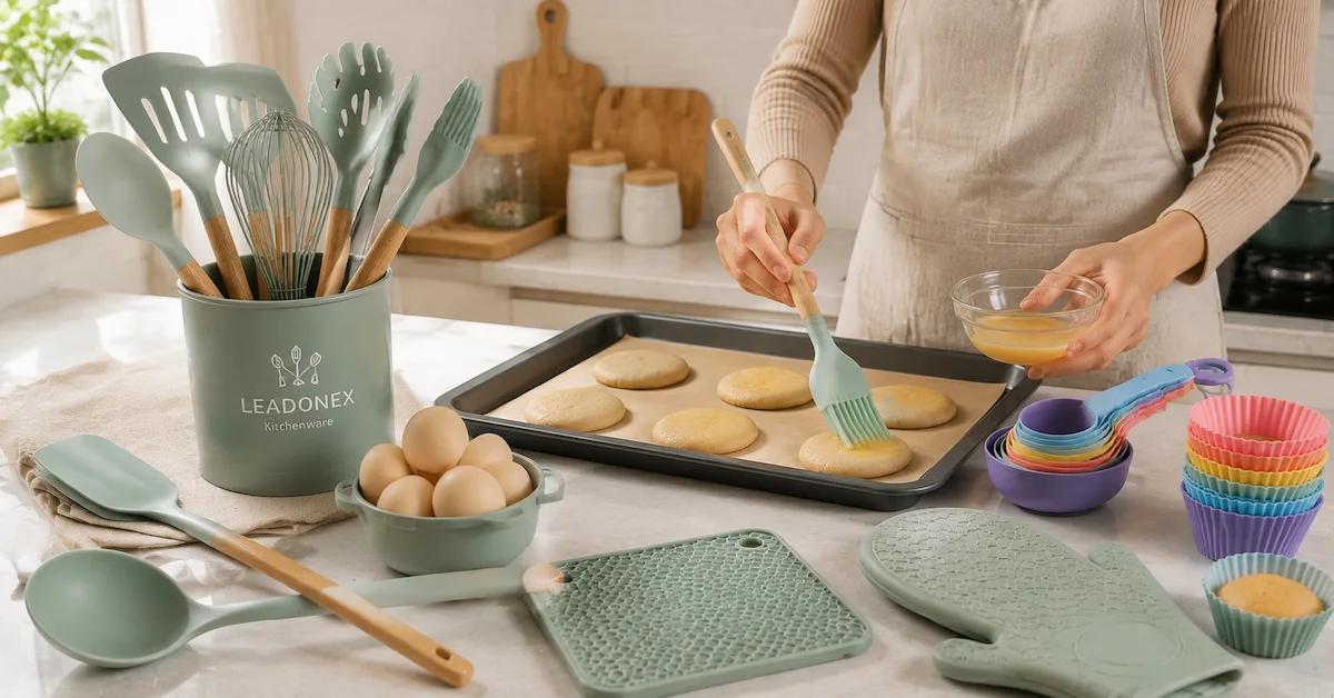Silicone kitchen gear distributor scene
