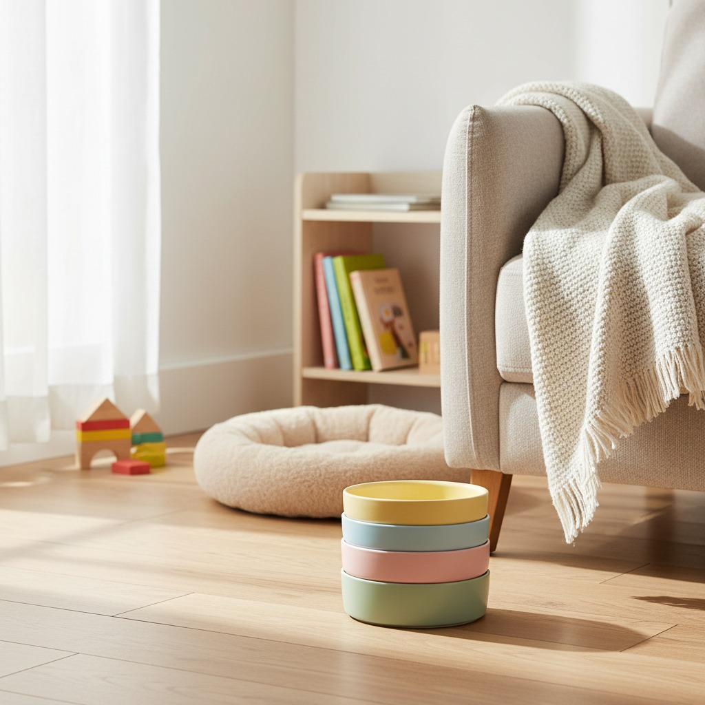 collapsible silicone pet bowl