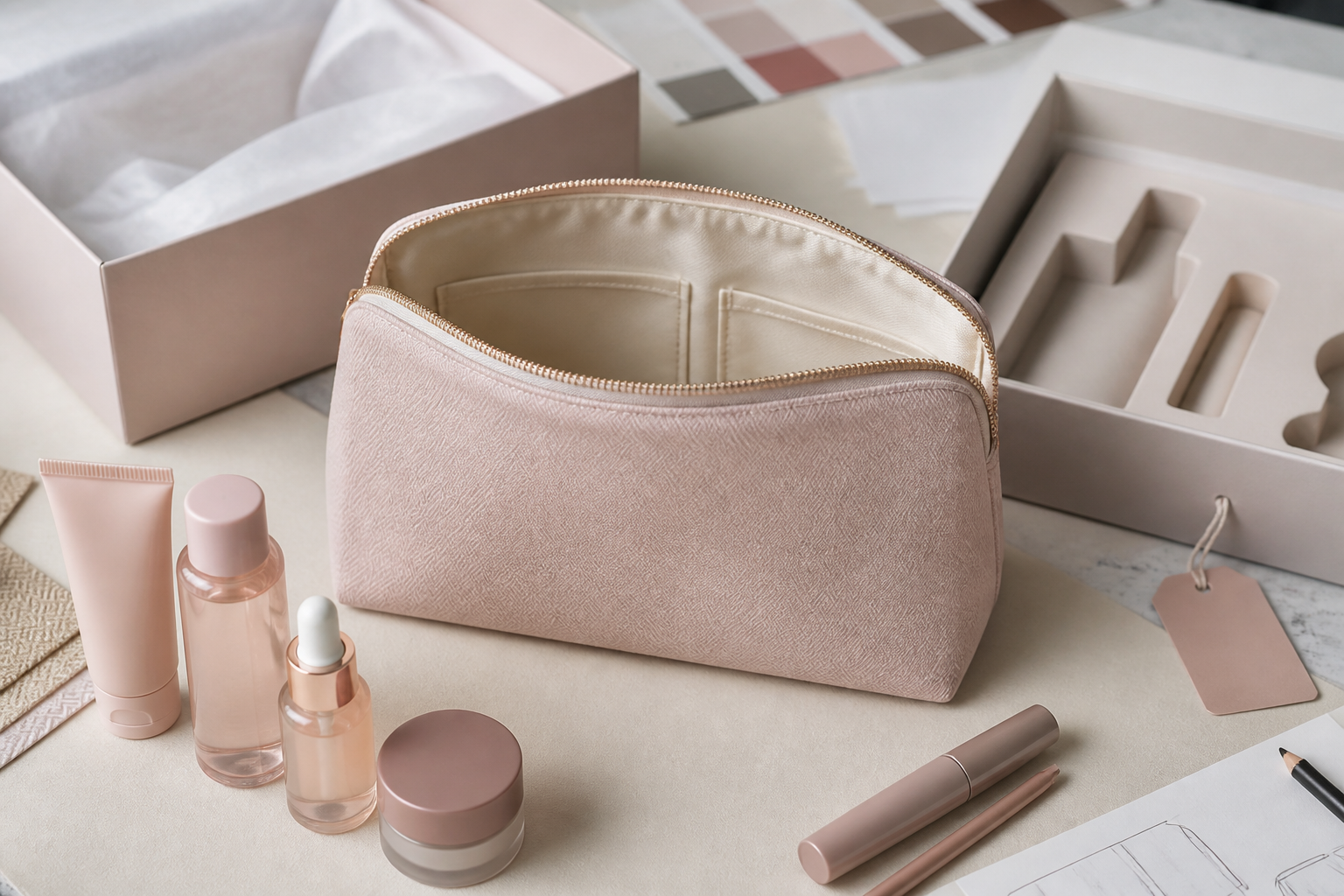 Custom Cosmetic Bag Packaging for Beauty Brands