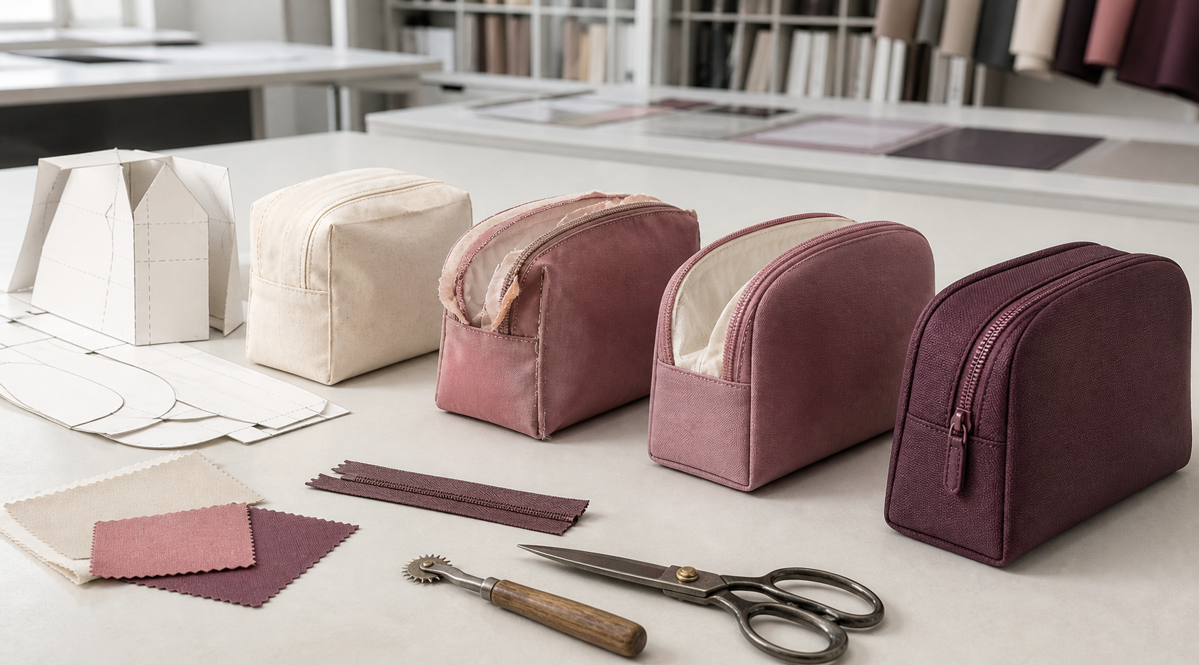 Custom Cosmetic Bag Sample Development Process