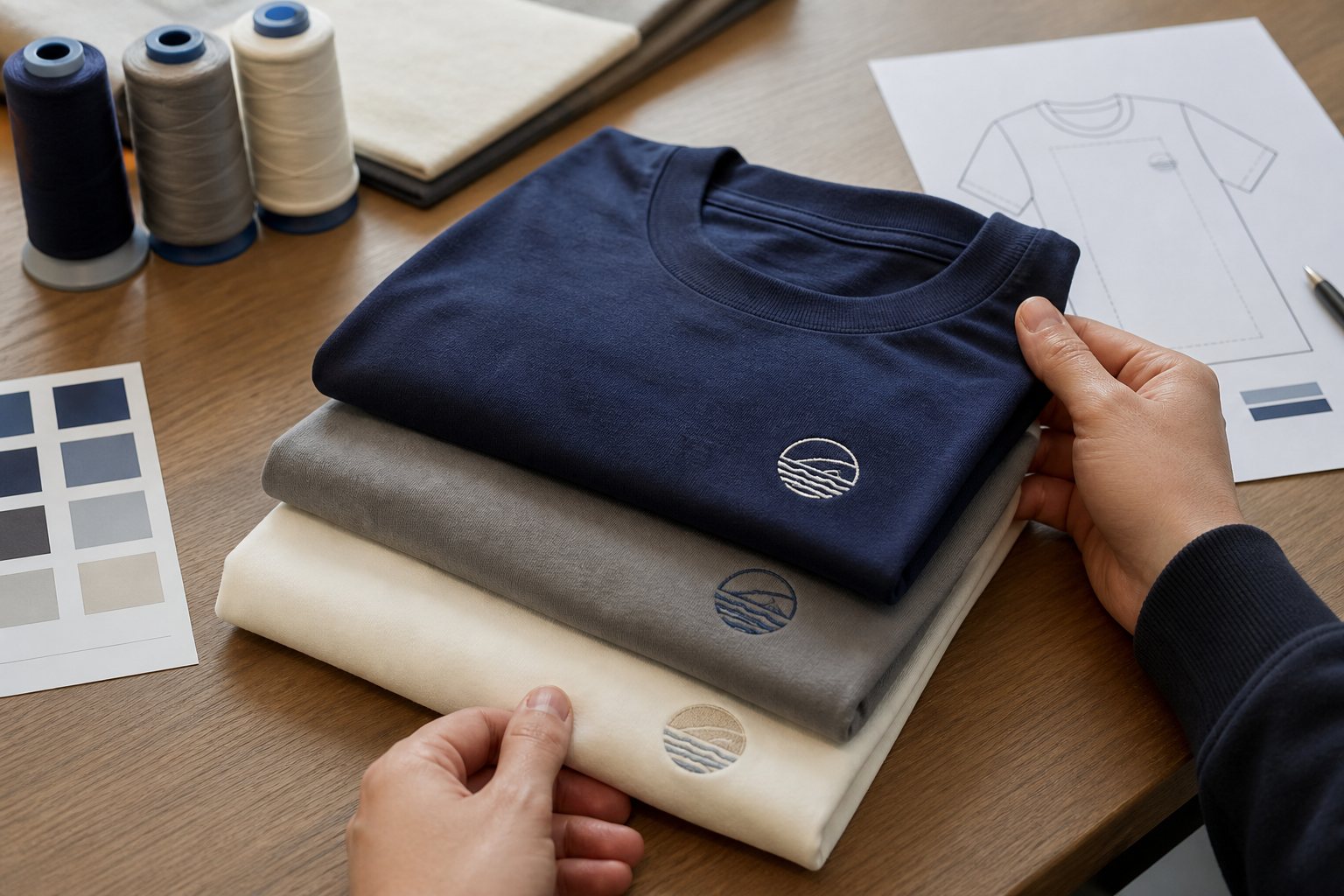 Exemples de programmes de marques de t-shirts brodés