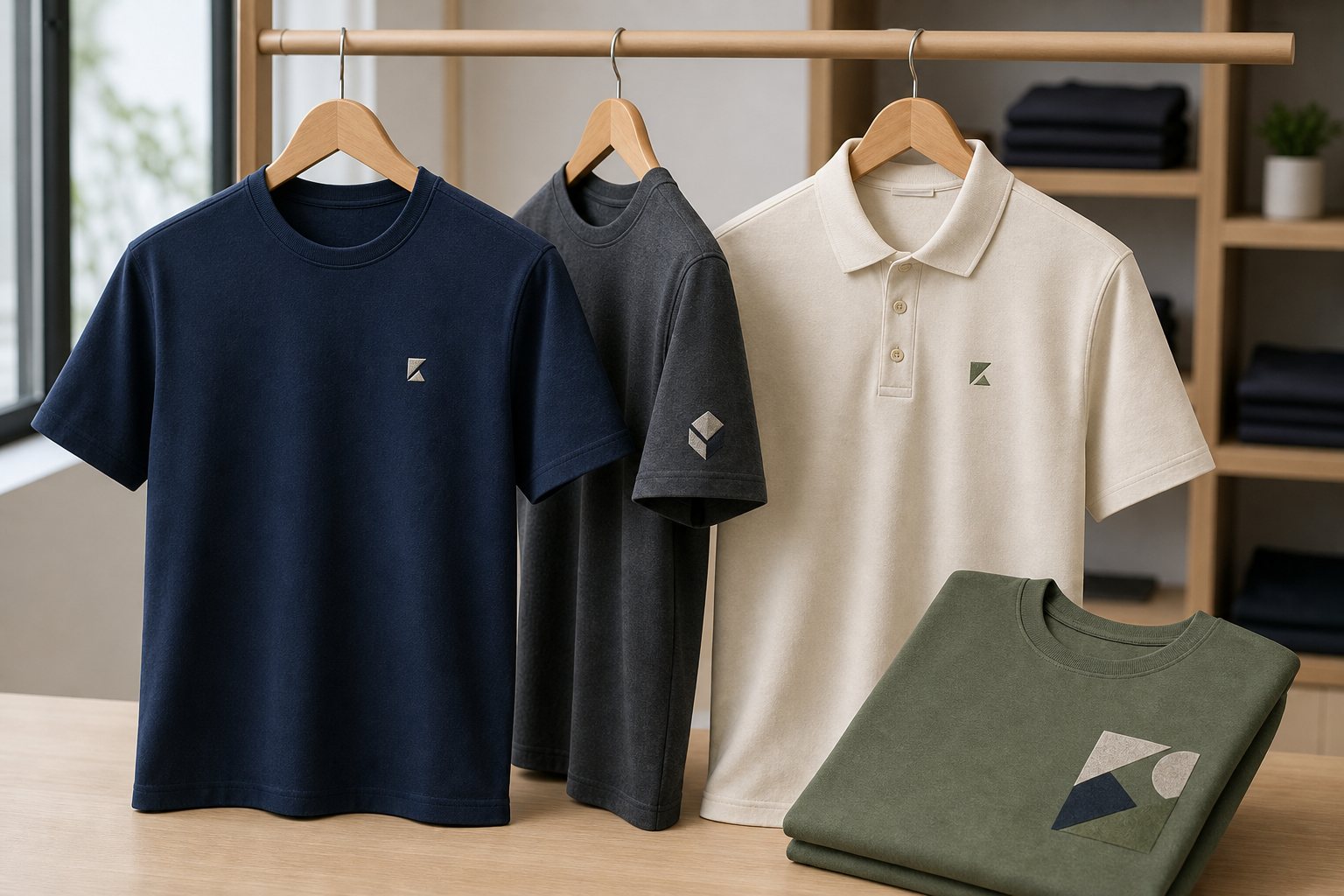 Options de vêtements brodés d'entreprise