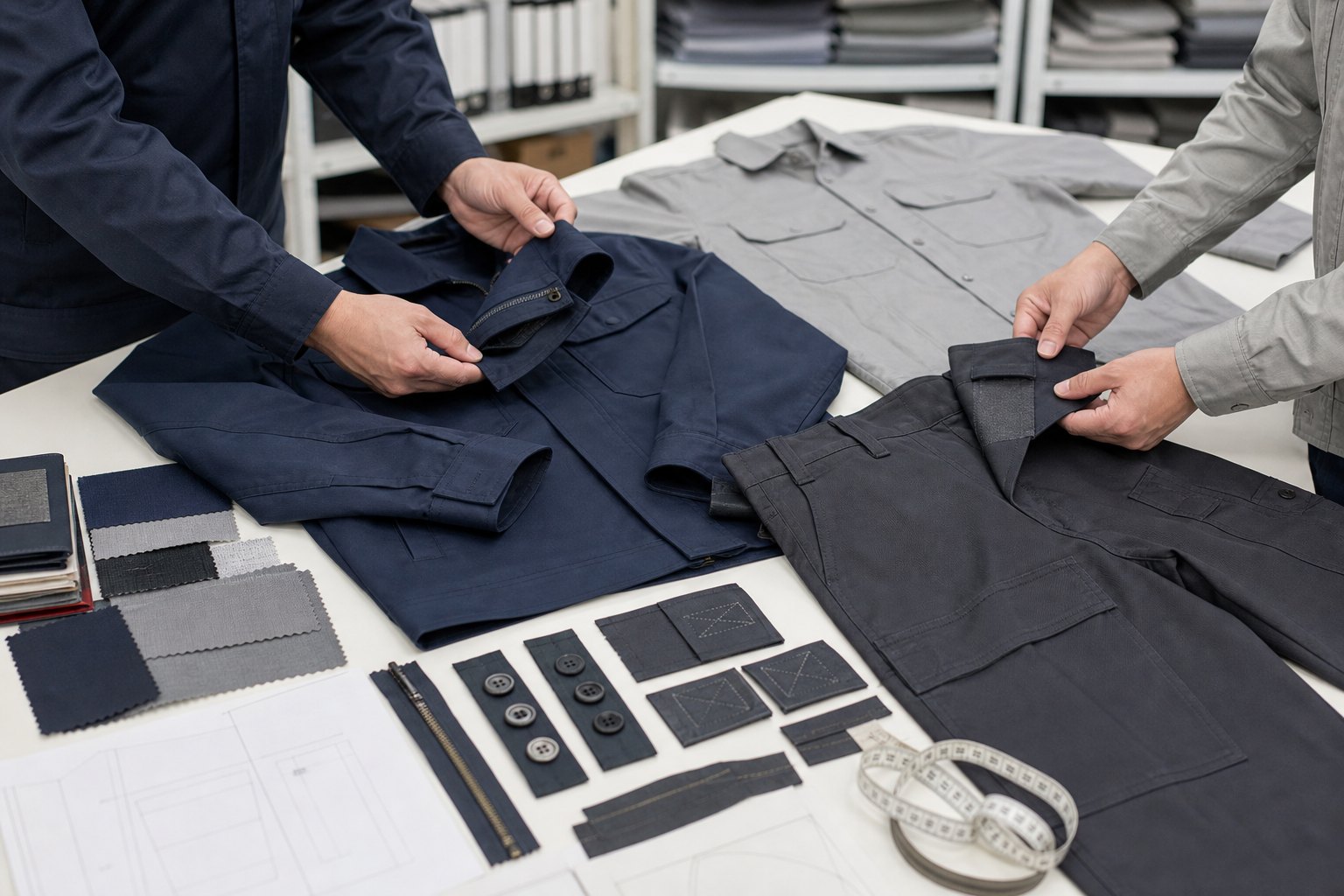 Exemple de revue d'un fabricant de vêtements de travail uniformes