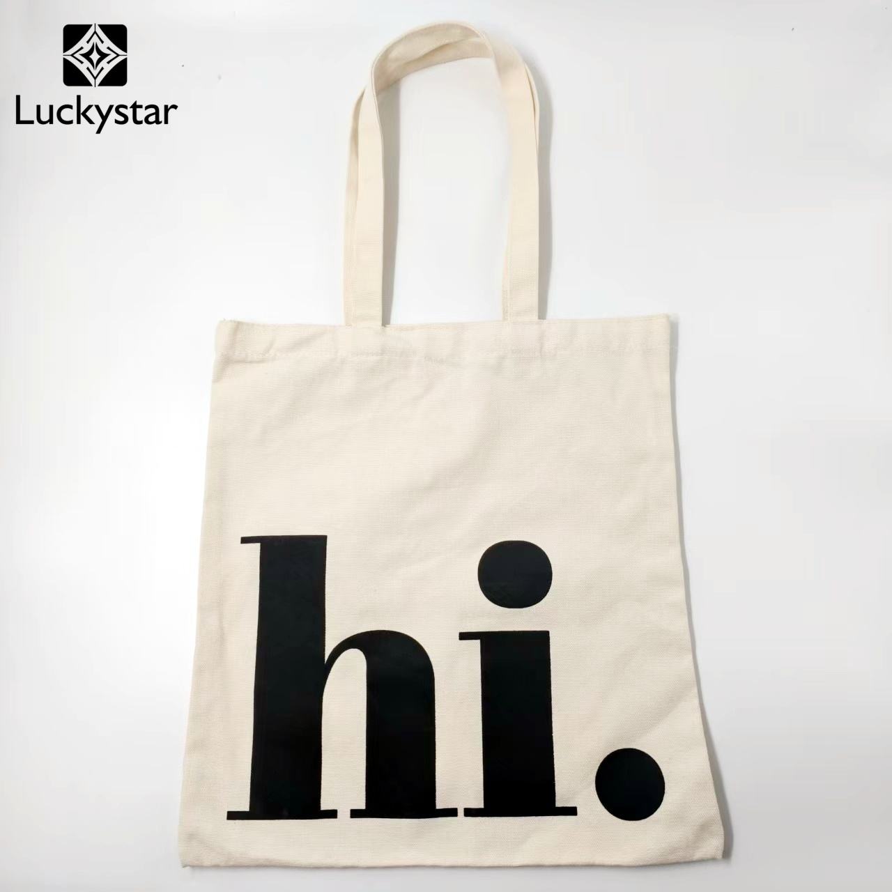 Real LUCKYSTAR large logo tote bag