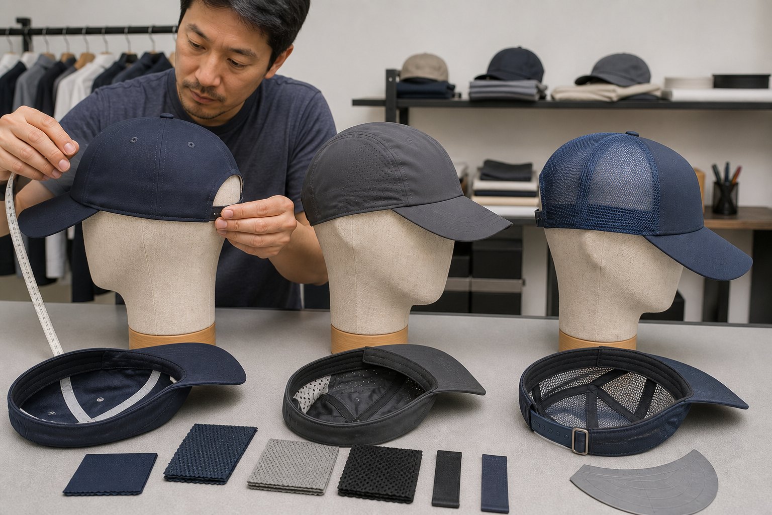 Avis sur la visière et la fermeture de la casquette de sport