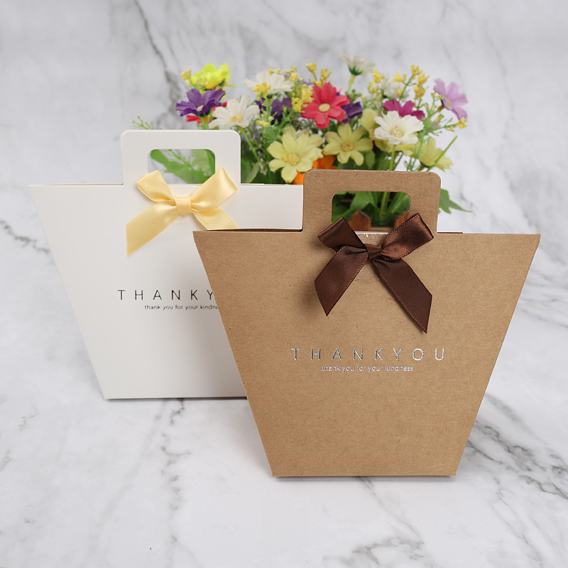 LUCKYSTAR paper shopping bag with metallic hot-stamped lettering