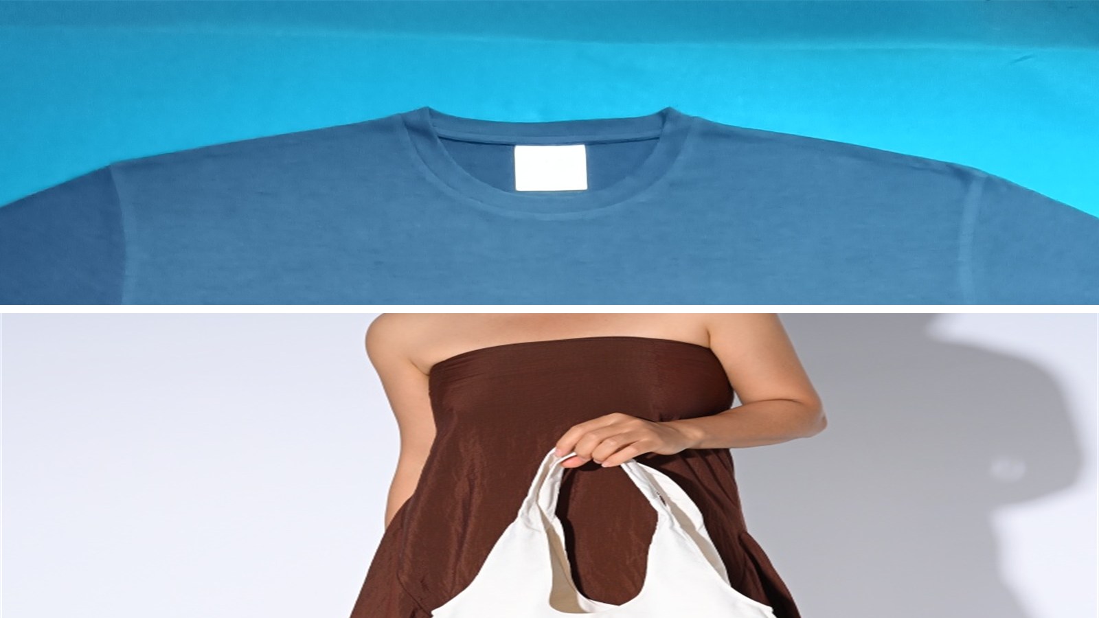 Références réelles de sacs et de vêtements