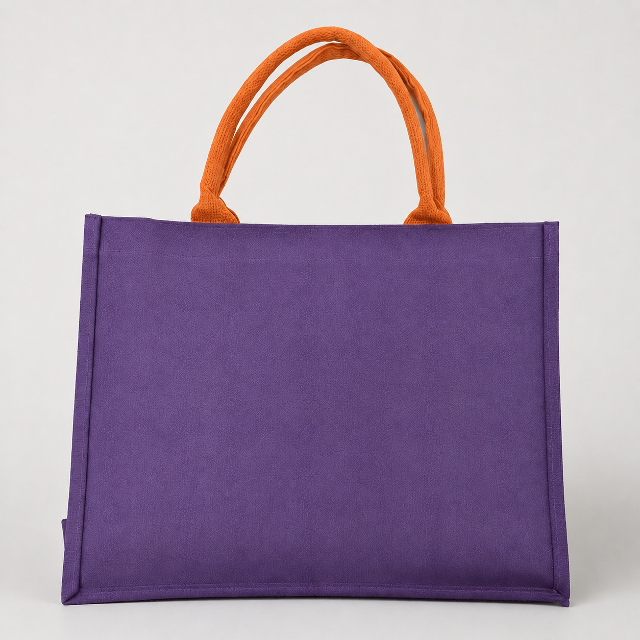 Sac cabas violet inspiré des supports marketing des produits LUCKYSTAR
