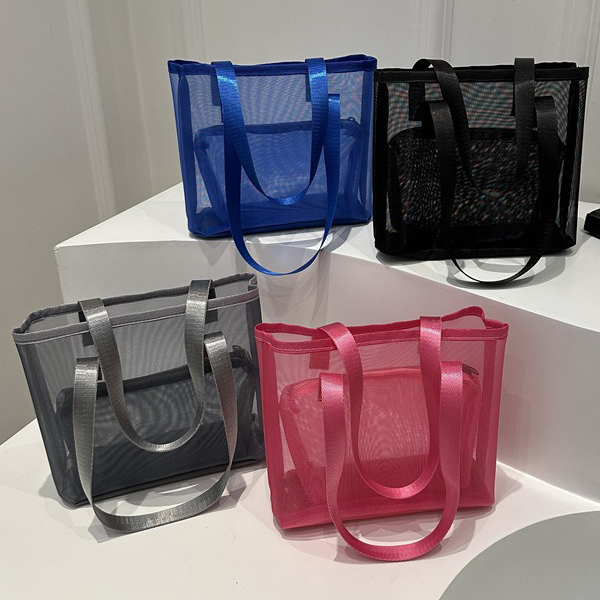 Sacs de courses en filet LUCKYSTAR en quatre couleurs