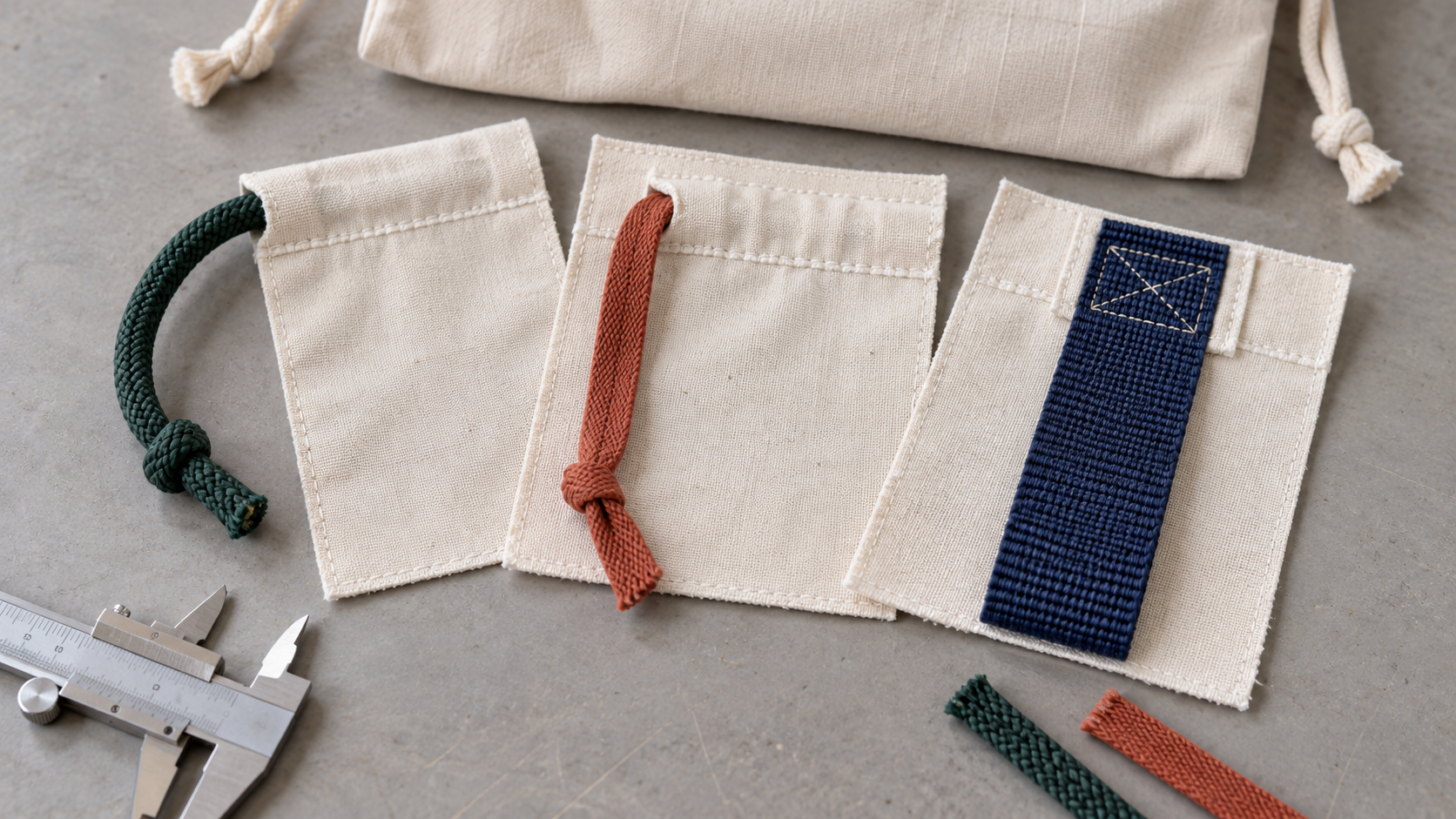 Round flat and webbing drawstring trims