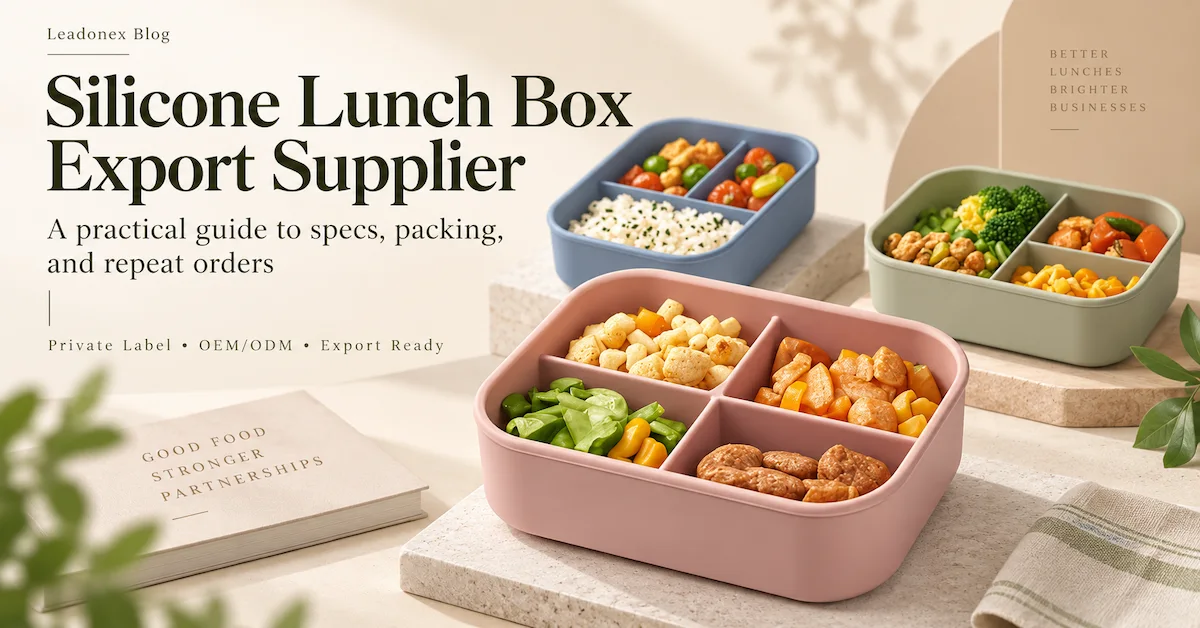 Silicone lunch box export supplier solution