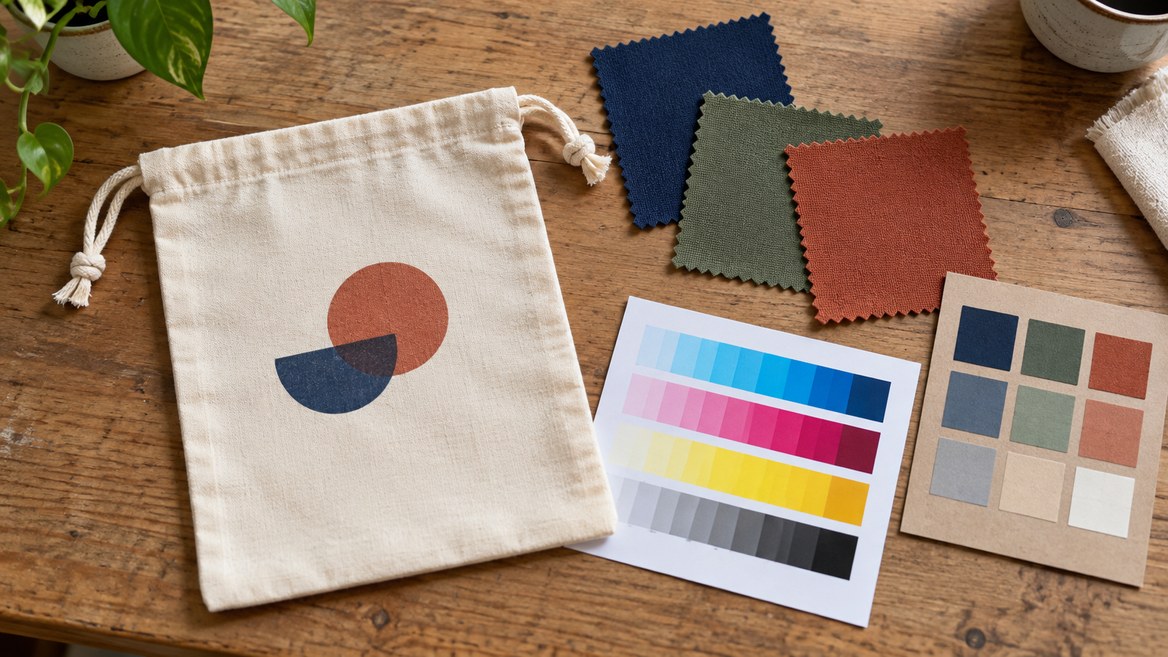 Pantone vs CMYK for Custom Drawstring Bags