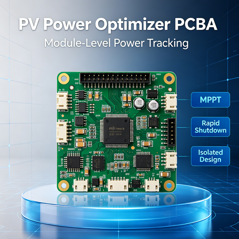 Power Optimizer PCBA for Solar Module-Level Control