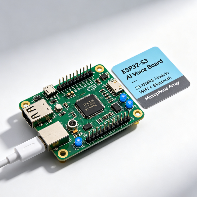 ESP32-S3 Dual-Core Development Board for Voice Control and IoT Prototyping