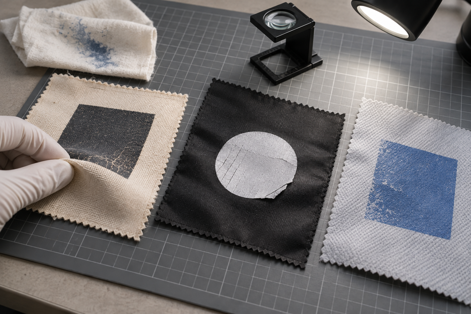 Print adhesion and abrasion failure modes on bag fabrics