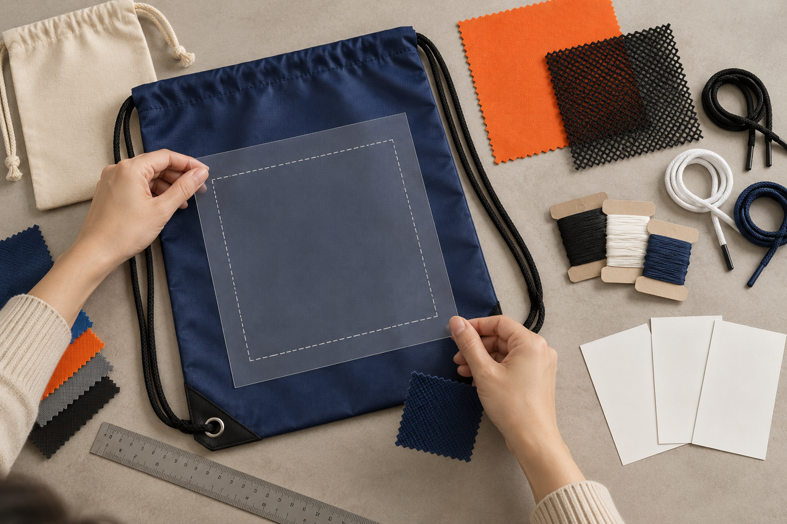 Promotional bag artwork and sample review