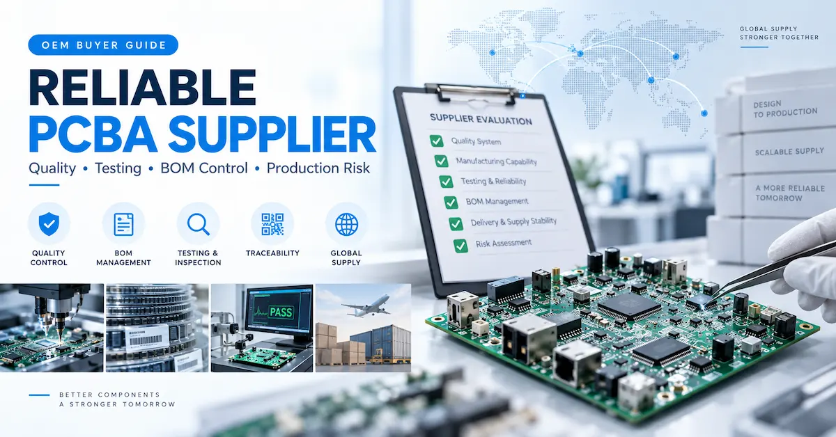 PCBA supplier quality testing and BOM control