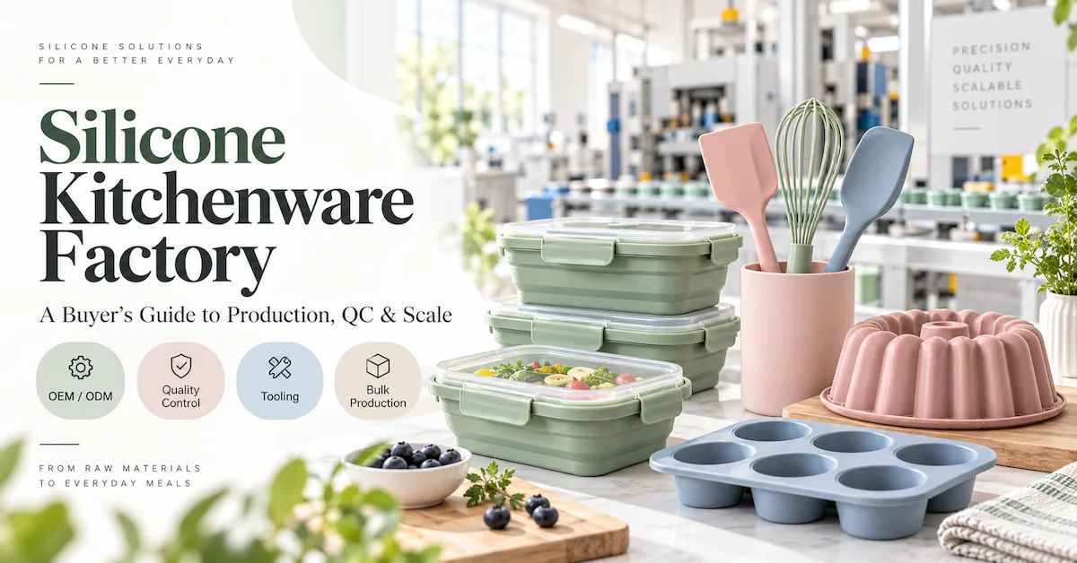 Silicone kitchenware factory production guide