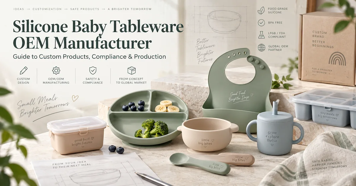 Silicone baby tableware OEM manufacturer guide