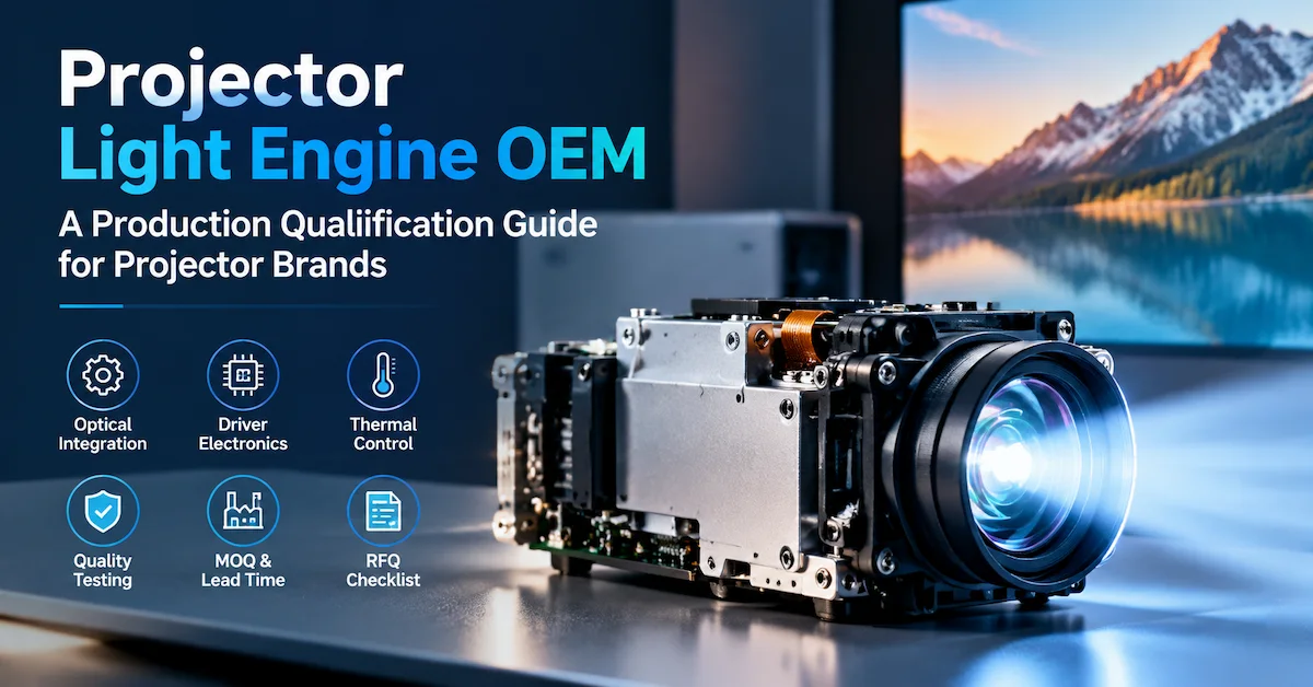 Projector light engine OEM qualification test