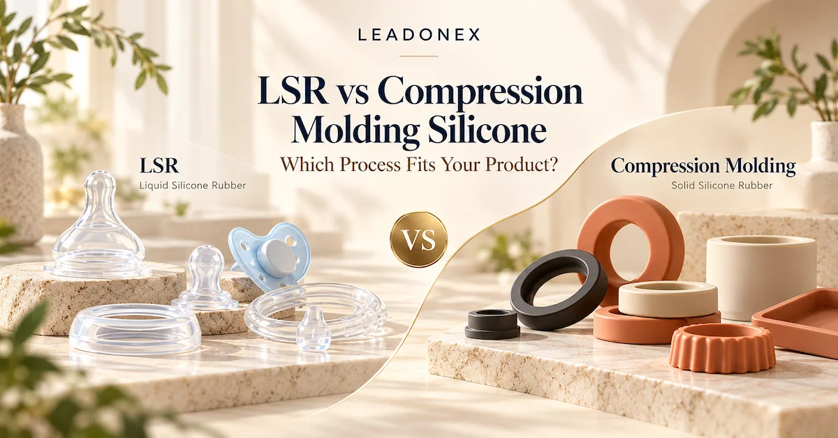 LSR vs compression molding silicone